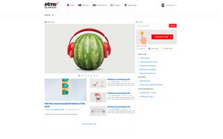 Verizon: ETMS News Dashboard High Fidelity Wireframe