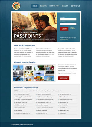 GTEFCU: Passpoints UI Design